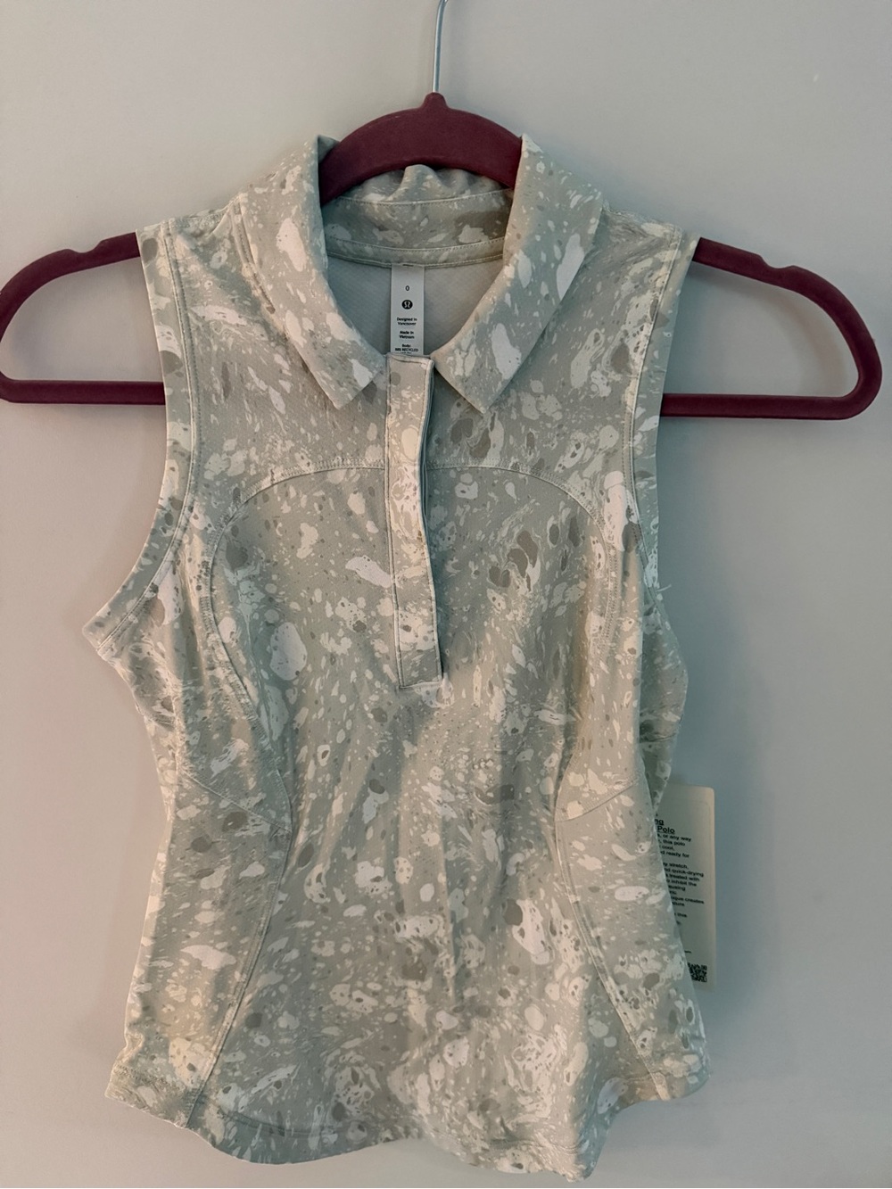 Lululemon Quick-Drying Sleeveless Polo Size 0 NWT